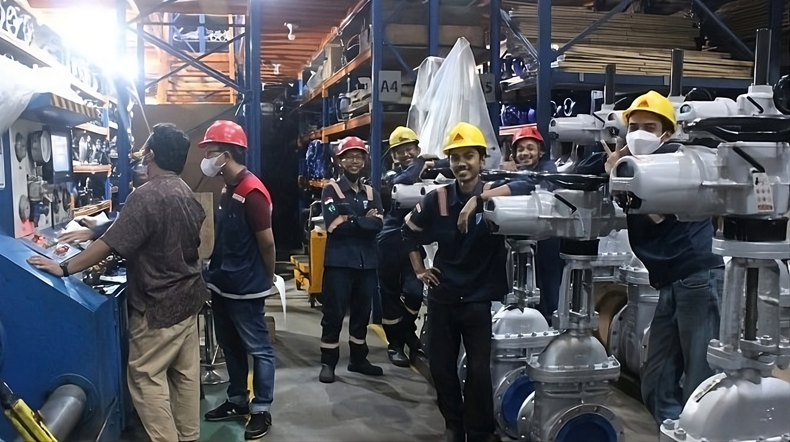 Valve warehouse facility